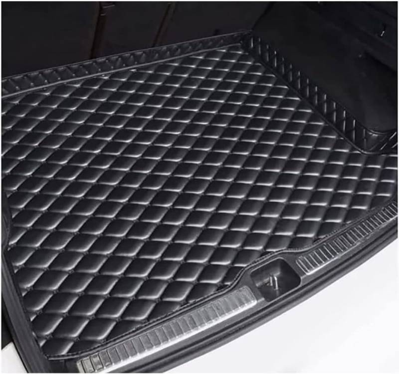 LIRUOXI Car Leather Boot Liner Mats for Suzuki Vitara 2016-2023, Auto Rear Trunk Carpet Protector Pad Custom Artificial Leather Waterproof Accessories (A/All-Black) von LIRUOXI