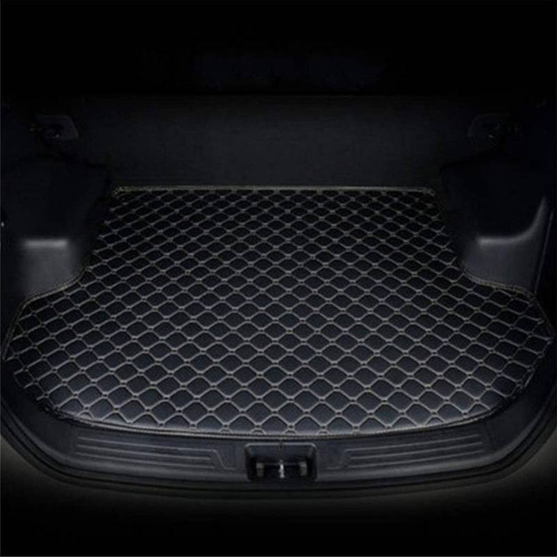 LIRUOXI Car Rear Trunk Boot Mats for Mazda CX-5 CX5 CX 5 2018-2022, Auto Boot Mat Dust-Proof Boot Liner Tray Anti-Scratch Mat Tailored Cargo Storage Protector Pad Foldable Carpets (Blackbeige) von LIRUOXI