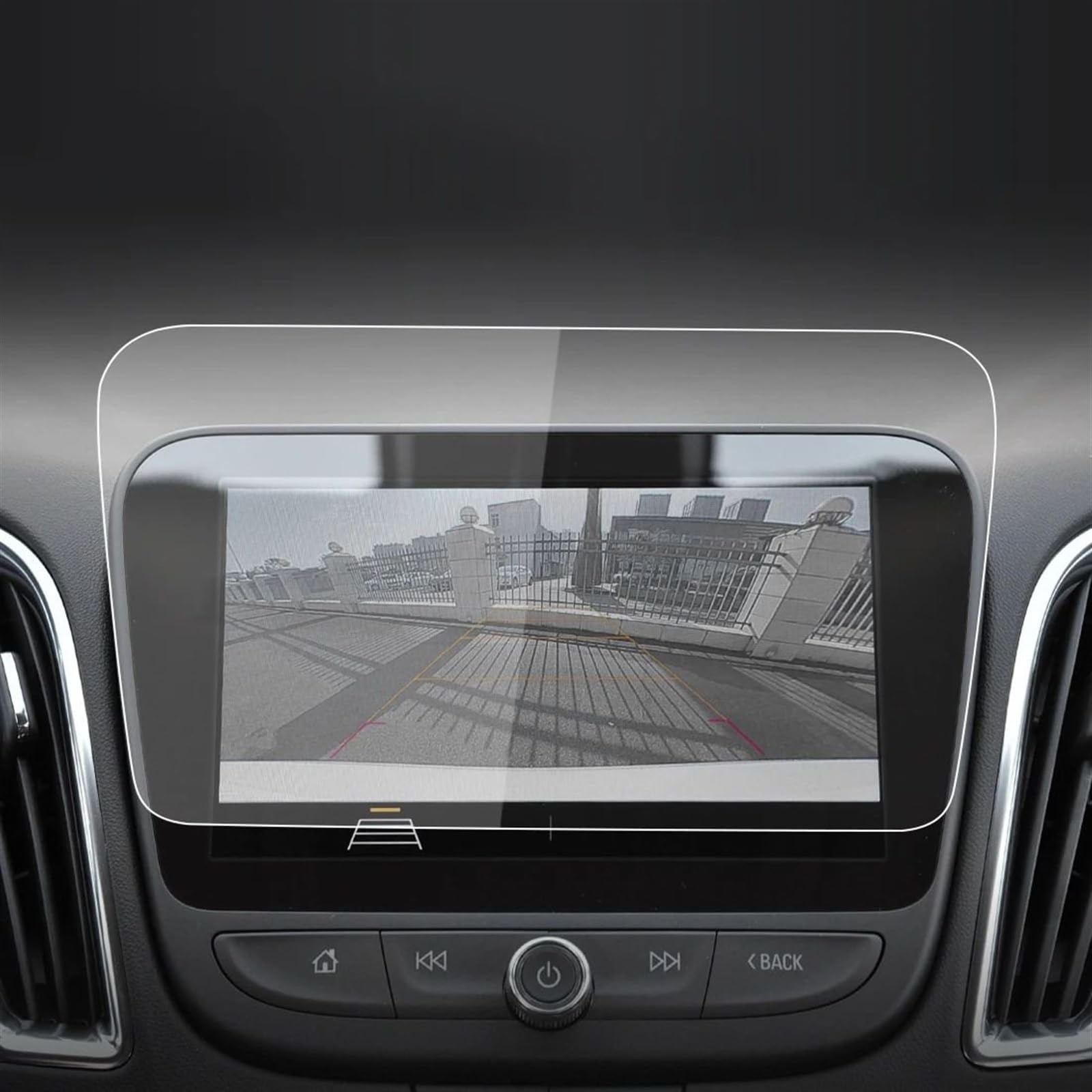 LISROEU Kompatibel Mit Chevrolet Für Malibu 2023 Auto-GPS-Navigation LCD-Bildschirm Displayschutzfolie Aus Gehärtetem Glas Innenzubehör Auto GPS Bildschirmschutz(HD for 23 Malibu) von LISROEU