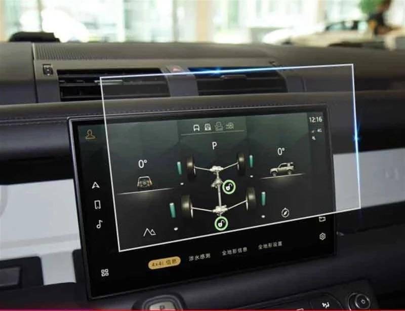 LISROEU Kompatibel Mit Land Für Rover Für Defender 2022 90110 12,3Zoll Auto GPS-Navigation Displayschutzfolie Aus Gehärtetem Glas Auto GPS Bildschirmschutz von LISROEU