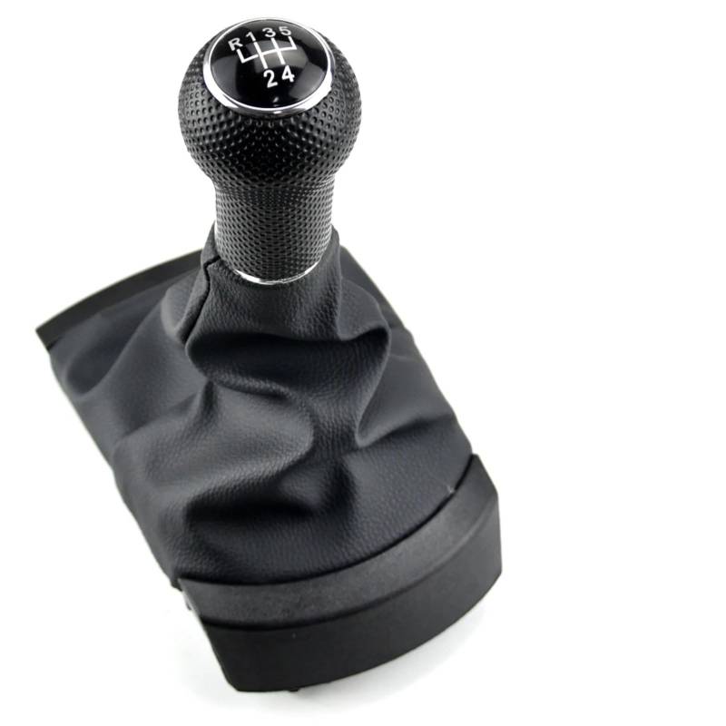 LISROEU Kompatibel Mit Seat Für Ibiza 2002 2003 2004 2005 2006 2007 2008 5/6-Gang-Auto-Styling-Schaltknaufhebel Schaltknauf-Stickkopf Schaltknauf(5 Speed) von LISROEU