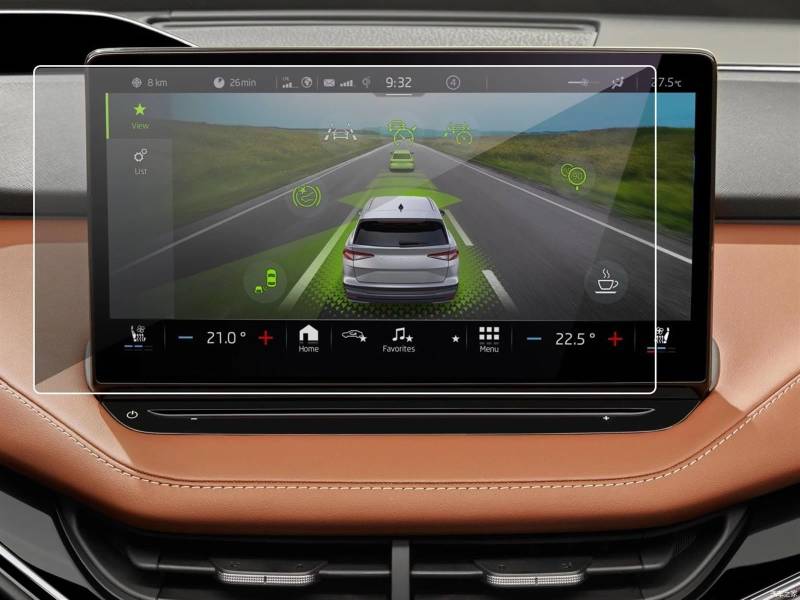 LISROEU Kompatibel Mit Skoda Für Enyaq Iv 2020 2021 2022 2023 Auto-GPS-Navigationsbildschirm PET-Schutzfolie Auto-Innenausstattung Auto GPS Bildschirmschutz von LISROEU