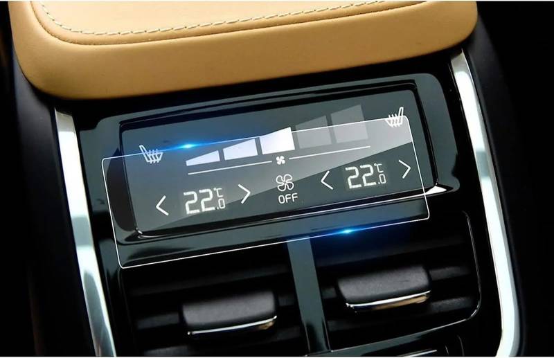 LISROEU Kompatibel Mit Volvo Für XC90 XC40 XC60 S60 S90 V60 V90 Auto Hinten Klima Control Display Bildschirm PET Protector Auto GPS Bildschirmschutz von LISROEU