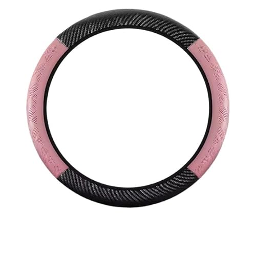 Lenkradbezug Auto-Lenkradabdeckung, universell for 38 cm große Lenkradabdeckungen, Innenausstattung, Anti-Kratz-Lenkrad-Schutzabdeckungen Auto Lenkradbezug(Pink 1pc) von LIUCHUCHU