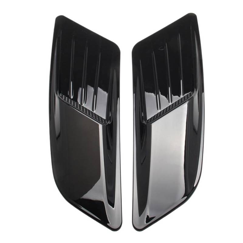 Lufteinlass Motorhaube 2 Stücke Auto Hood Scoop Dekoration Abdeckung Air Vent Outlet Abdeckung Air Flow Intake Scoop AutoentlüFtung Luftstrom Dekor von LIUCHUCHU