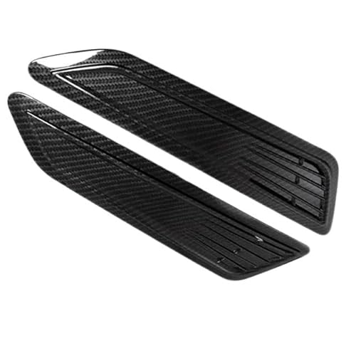 Lufteinlass Motorhaube Auto Tuning Auto Motor Motorhaube Scoop Air Flow Vent Einlass Abdeckung AutoentlüFtung Luftstrom Dekor(Carbon) von LIUCHUCHU