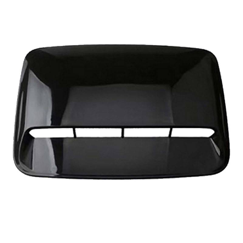 Lufteinlass Motorhaube Hood Scoop Body Kit Ersatz Auto Luftstrom dekorative Ansaugung for Automobil-Modifikation AutoentlüFtung Luftstrom Dekor(Gloss Black) von LIUCHUCHU