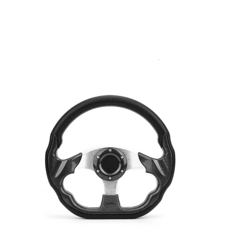 Sportlenkrad 320 mm Universal-Auto-Lenkrad, Carbon-Faser-Stil, Racing Drift mit Hupenknopf SportlenkräDer von LIUCHUCHU