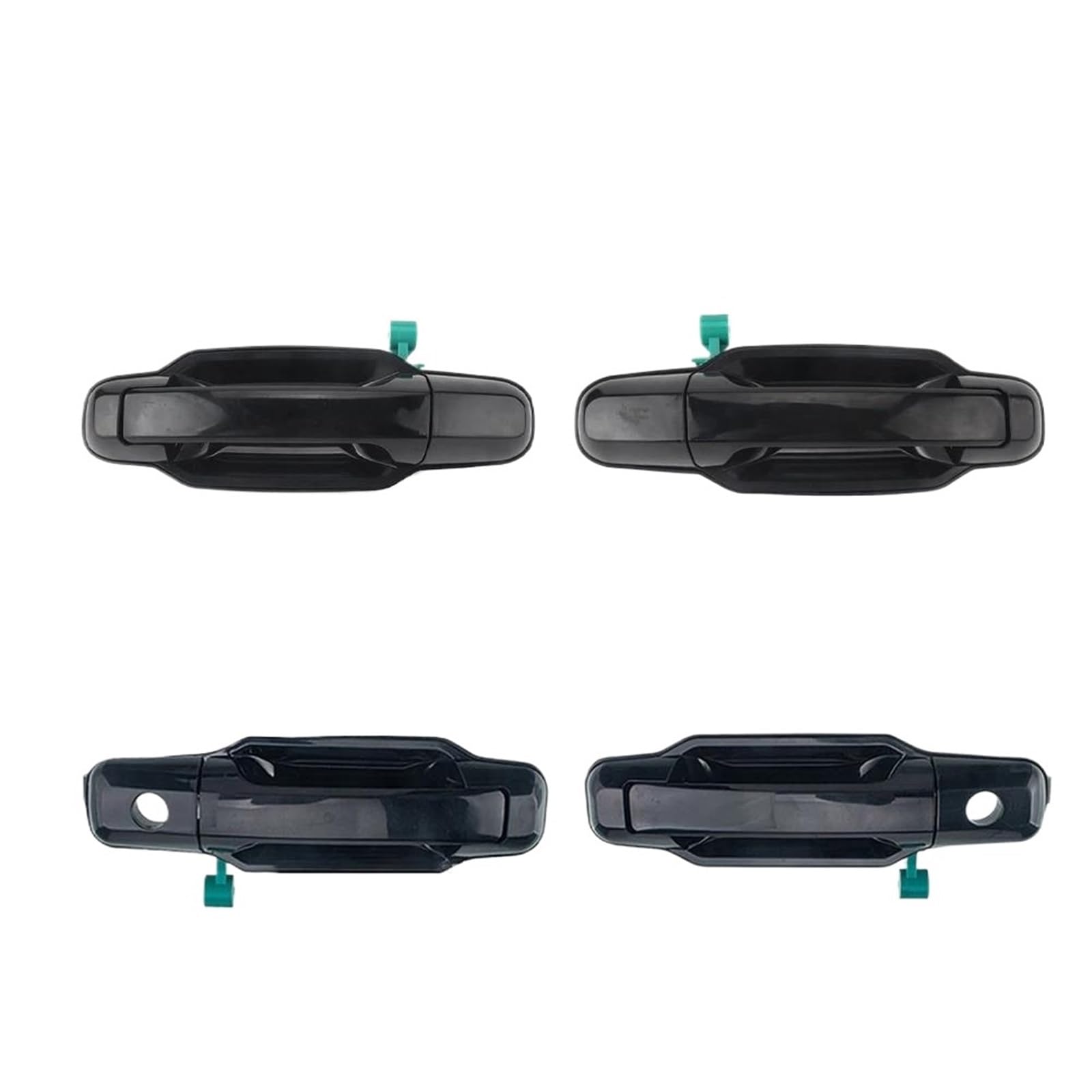 Außen türgriff Für Kia Für Sorento 2003-2009 Außentür Griff Vorne Hinten Links/Rechts ABS LHD 826503E021 826603E021 836503E021 836603E021 Auto Außentürgriff(1 Set Black) von LIUCHUNHUA