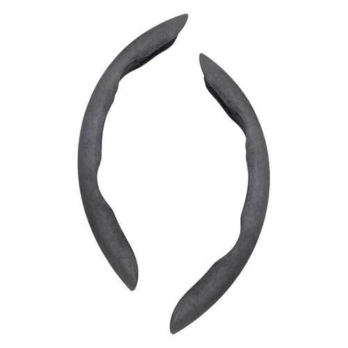 Lenkradbezug für Auto für Opel Vauxhall Adam 2013-2019, Segmentierter Lenkradabdeckunge rutschfest Lenkradhülle Wildleder Lenkrad Abdeckung,Grey von LIUFA