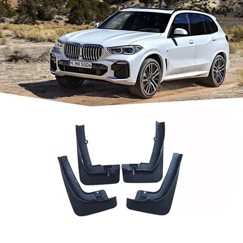 Auto Schutzblech Platte für BMW X5 E53 E70 F15 G05 1999-2022, Auto Spritzschutz Set Kit Auto Kotflügelschoner Kotflügel für Autoräder Auto-Rad-Styling-Zubehör,A/2019-2022 von LIULAOGEN