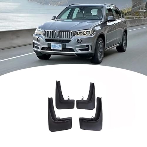 Auto Schutzblech Platte für BMW X5 E53 E70 F15 G05 2019-2022, Auto Spritzschutz Set Kit Auto Kotflügelschoner Kotflügel für Autoräder Auto-Rad-Styling-Zubehör,A/2014-2018/With-pedals von LIULAOGEN