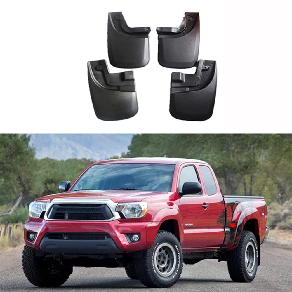 Auto Schutzblech Platte für Toyota Tacoma 2005-2021, Auto Spritzschutz Set Kit Auto Kotflügelschoner Kotflügel für Autoräder Auto-Rad-Styling-Zubehör,A/2005-2015 von LIULAOGEN