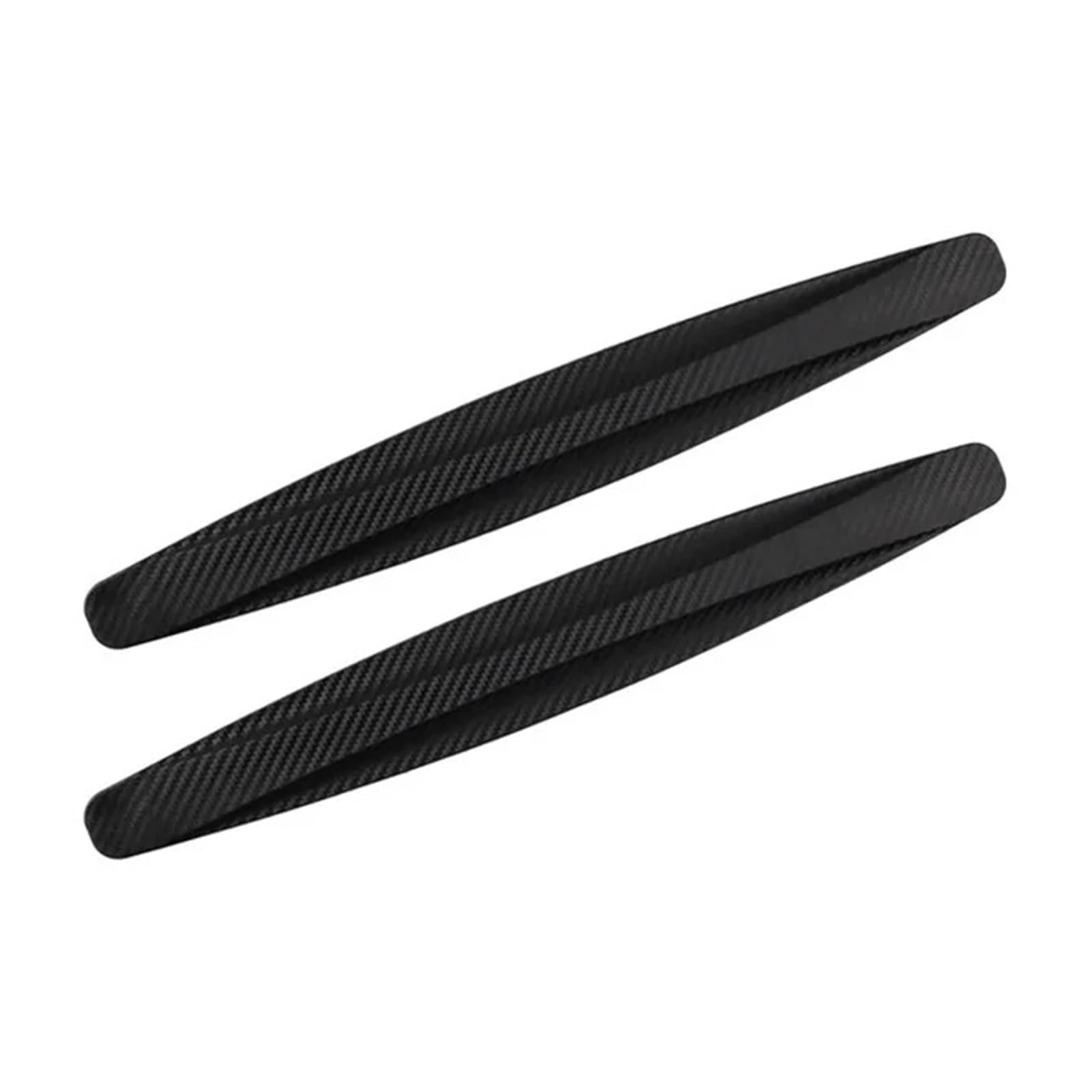 LIUONZTFD 2 stücke Auto Stoßstange Schutz Streifen Schutz Ecke Schutz Streifen Scratch Protector Styling Formteile Anti-kollision Außen Teile(Large Black 2pcs) von LIUONZTFD