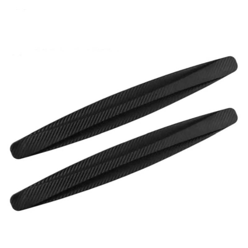 LIUONZTFD 2Pcs Auto Stoßstange Schutz Streifen Anti-kollision Schutz Streifen Aufkleber Schutz Ecke Protector Scratch Körper Auto Zubehör(Black) von LIUONZTFD