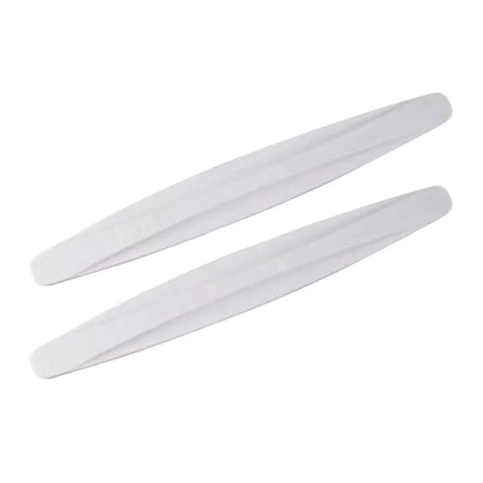 LIUONZTFD 2Pcs Auto Stoßstange Schutz Streifen Anti-kollision Schutz Streifen Aufkleber Schutz Ecke Protector Scratch Körper Auto Zubehör(White) von LIUONZTFD