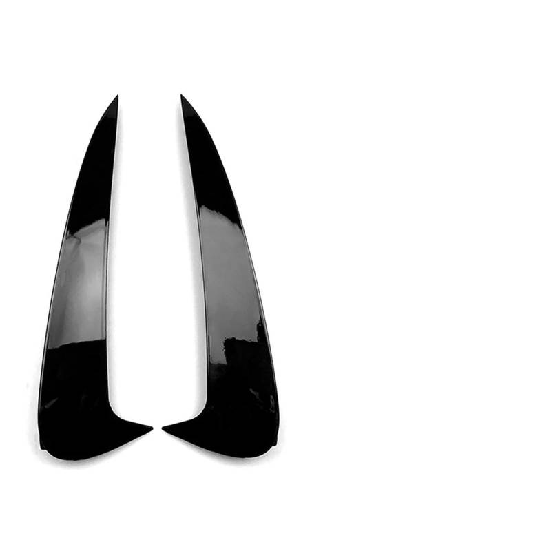 LIUPOCVRE Carbon/Glanzschwarz ABS Auto Heckstoßstange Splitter Spoiler Canard Air Kompatibel mit Mercedes Benz C-Klasse Coupe C205 2015–2019 1 Paar(Black) von LIUPOCVRE