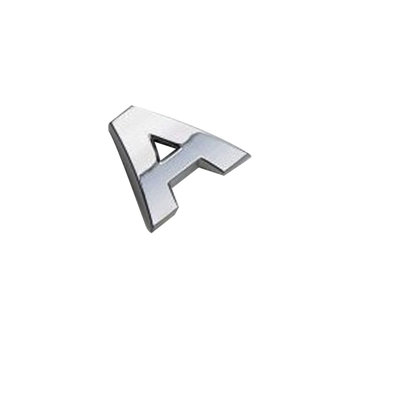 Autoaufkleber 1pc Auto Aufkleber Buchstaben Alphabet Anzahl Digital 3D Chrom Aufkleber Schmücken Abzeichen Silber Auto Styling Zubehör PVC Aufkleber(0) von LIVZFRLZ