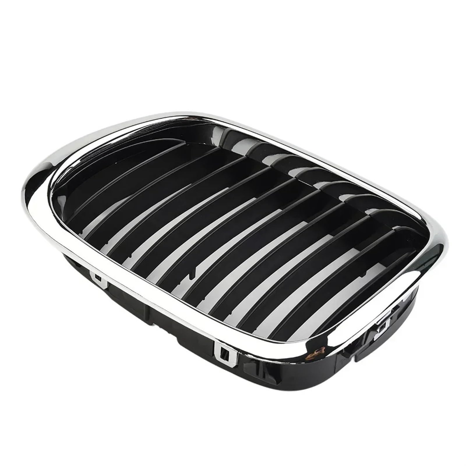 LIXINWEN [Replacement] Praktische Gitter 1 Paar Silber Umriss Auto for Limousine 525 530 535 540 M5 Frontgrill Schwarz for BMW E39 1998-2003 von LIXINWEN