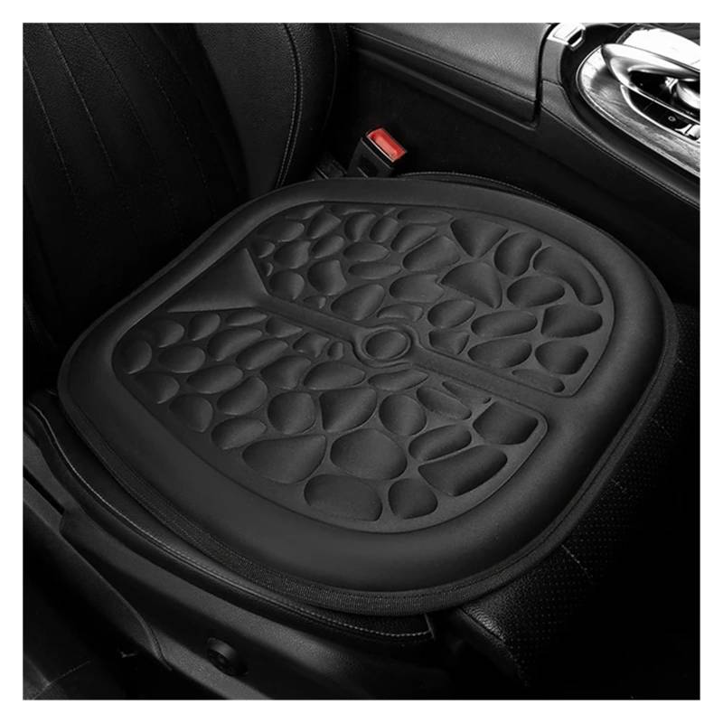 LIYIANWAN tianwandong 3D-Stereo-Air-Baumwoll-Autositzkissen, atmungsaktiv und bequem, for alle Jahreszeiten geeignet, Auto-Vordersitzbezug(Black) von LIYIANWAN