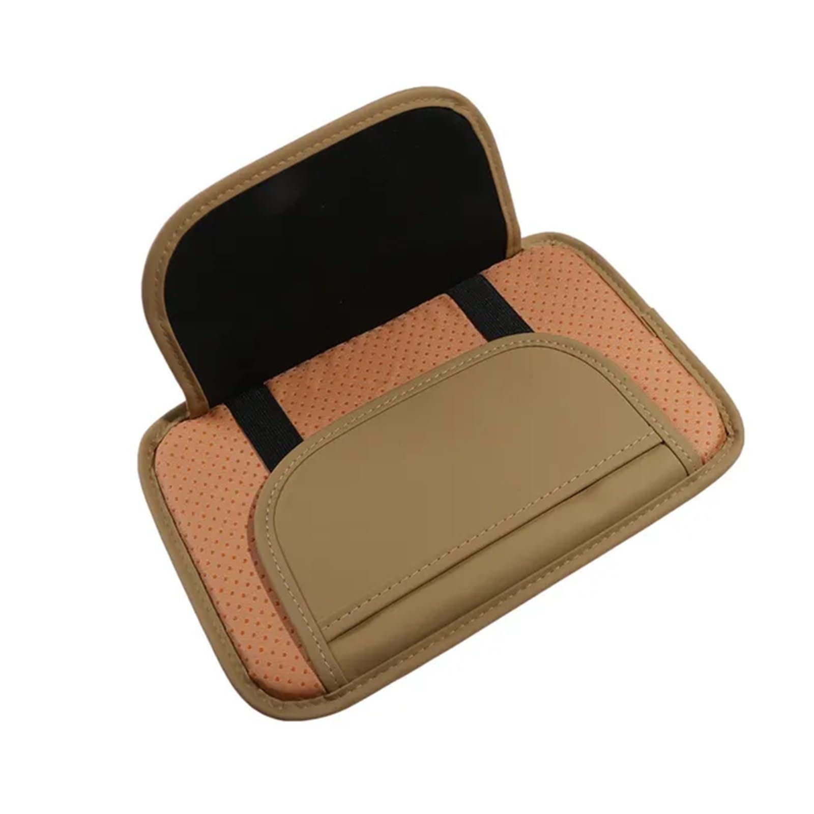 LIYIANWAN tianwandong Auto Armlehne Matte Center Konsole Arm Rest Schutz Kissen Auto Armlehnen Lagerung Box Abdeckung Pad Auto Antifouling(Khaki Color) von LIYIANWAN