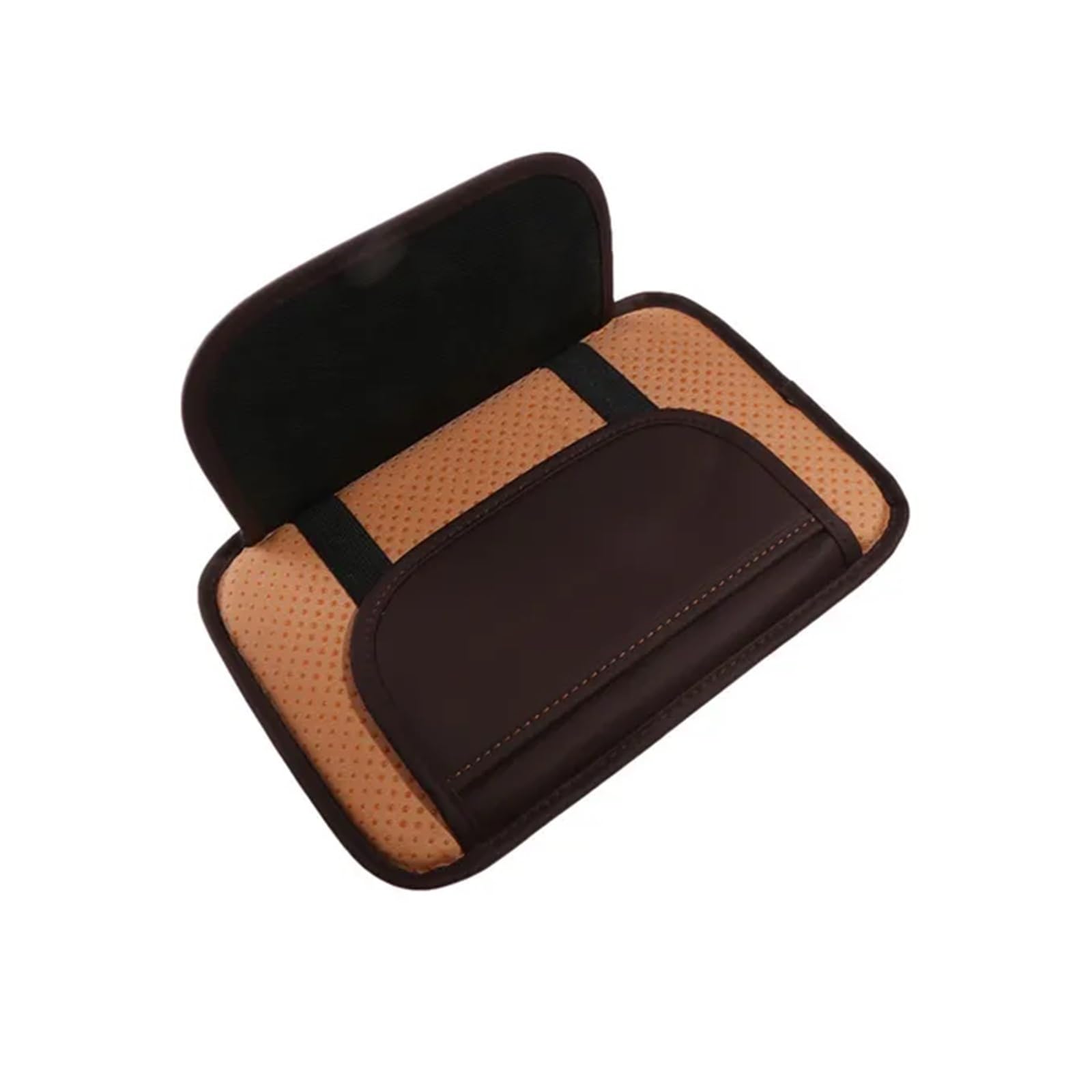 LIYIANWAN tianwandong Auto Armlehne Matte Center Konsole Arm Rest Schutz Kissen Auto Armlehnen Lagerung Box Abdeckung Pad Auto Antifouling(Mocha Brown) von LIYIANWAN