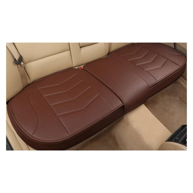 LIYIANWAN tianwandong Autositzbezüge PU-Leder-Sitzbezug Vier Jahreszeiten Automobilbezüge Kissen Auto-Innenausstattung Mattenschutz(Brown 1pcs Back) von LIYIANWAN