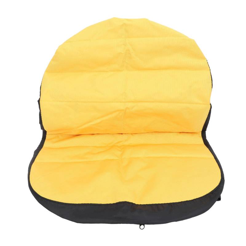 Lawn Mower Seat Cover Protective Soft Anti Slip Polyester Cushion for Tractor (Yellow) von LIYJTK