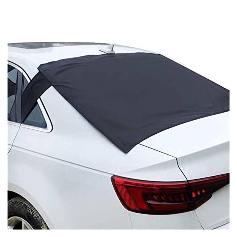 Frontscheibenabdeckung Winter Universal Oxford Stoff Auto Frontscheibe Abdeckung Auto Windschutzscheibe Schnee Sonnenschutz Abdeckung Mit Reflektierende Streifen Winter Schnee Abdeckung(Rear Cover) von LIZHAYG