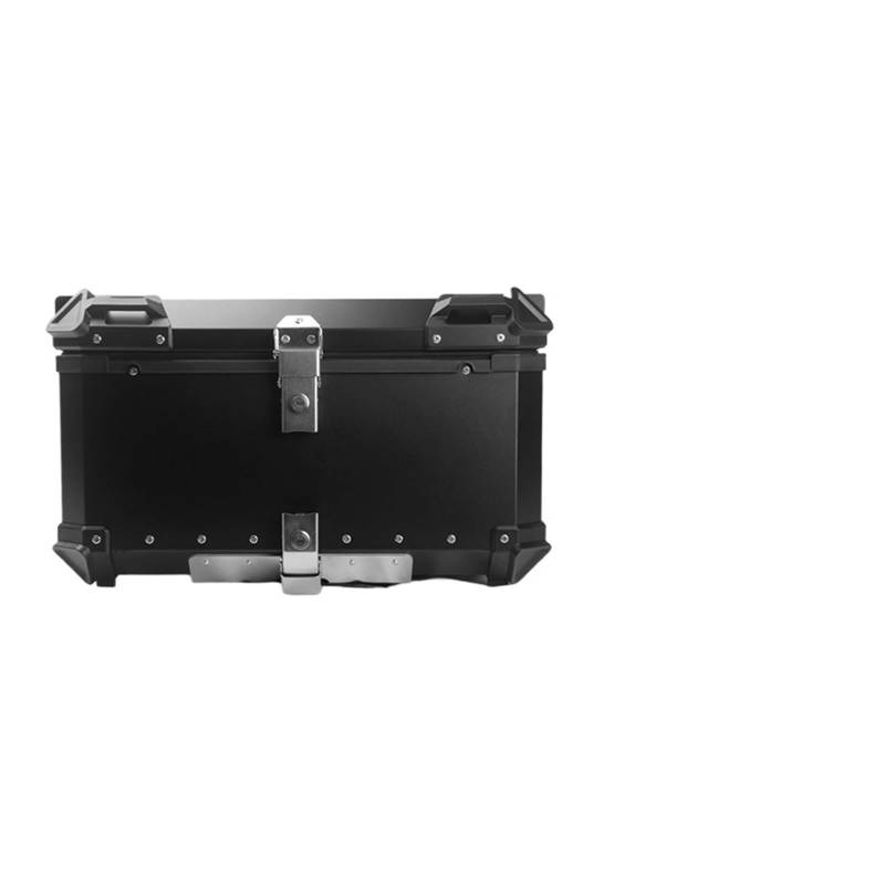 LIZHAYG Topcase Motorrad 55L 65L 80L Universal Motorrad Heckgepäck Kofferraum Lagerung Moto Top Case Box Wasserdicht Helm Schlüsselschloss Heck Toolbox Aluminium(100L A Black) von LIZHAYG