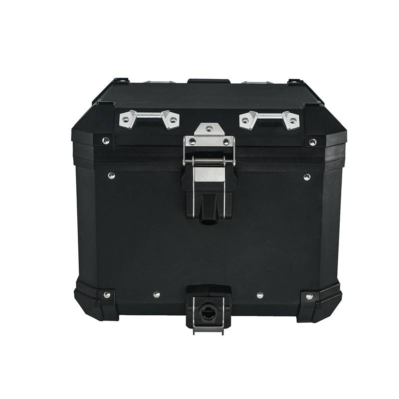 LIZHAYG Topcase Motorrad Aluminium-Box Gepäckträger Motorrad Kofferraum Top Case Pannier Sattelhalterung(BK Top Case) von LIZHAYG