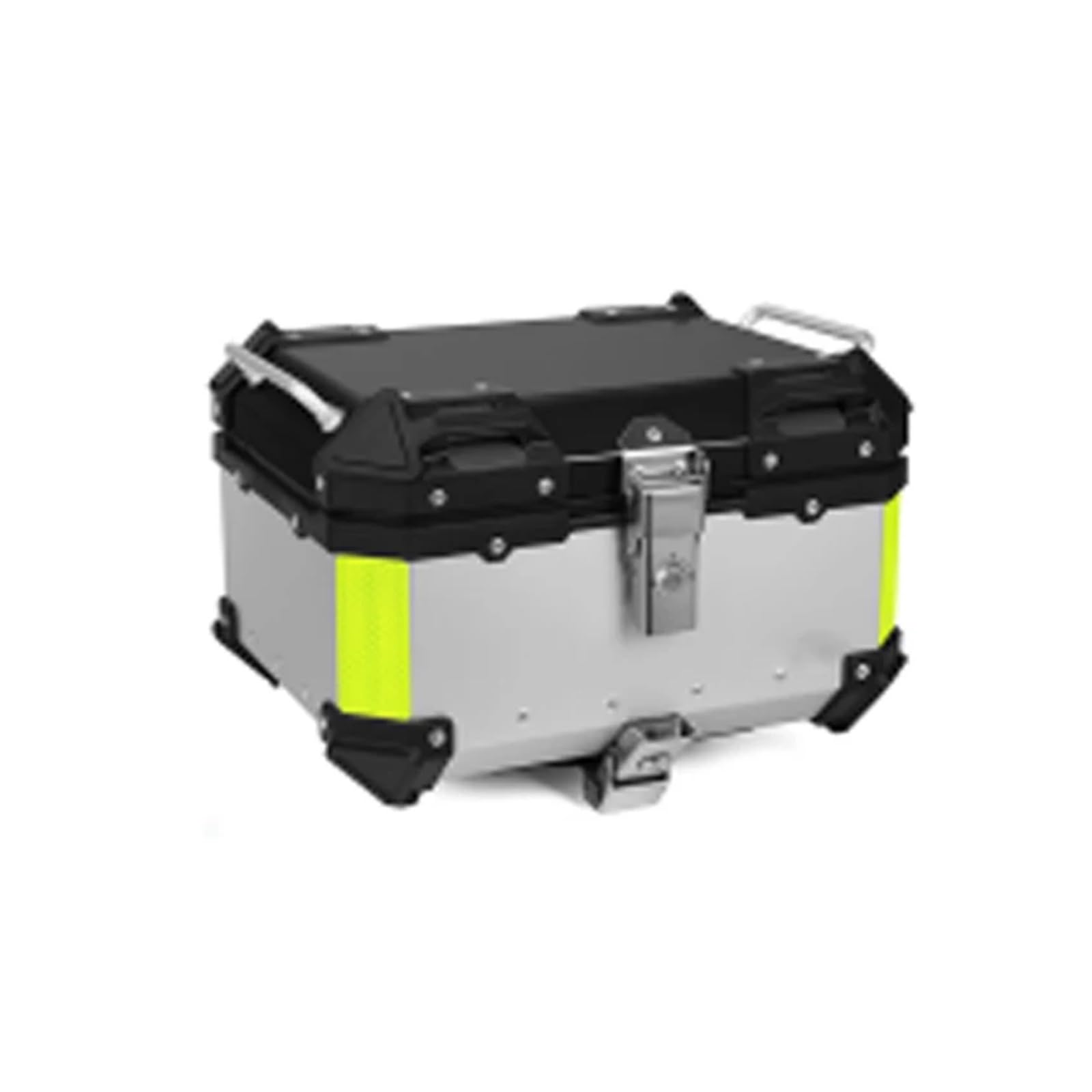 LIZHAYG Topcase Motorrad Motorrad-Kofferraum-Heck-Laggen-Box Aufbewahrungsbox Helm Topcasehalter Schloss Aluminium Toolbox Moto Topbox Moto Zubehör(Square Corner 35L-01) von LIZHAYG