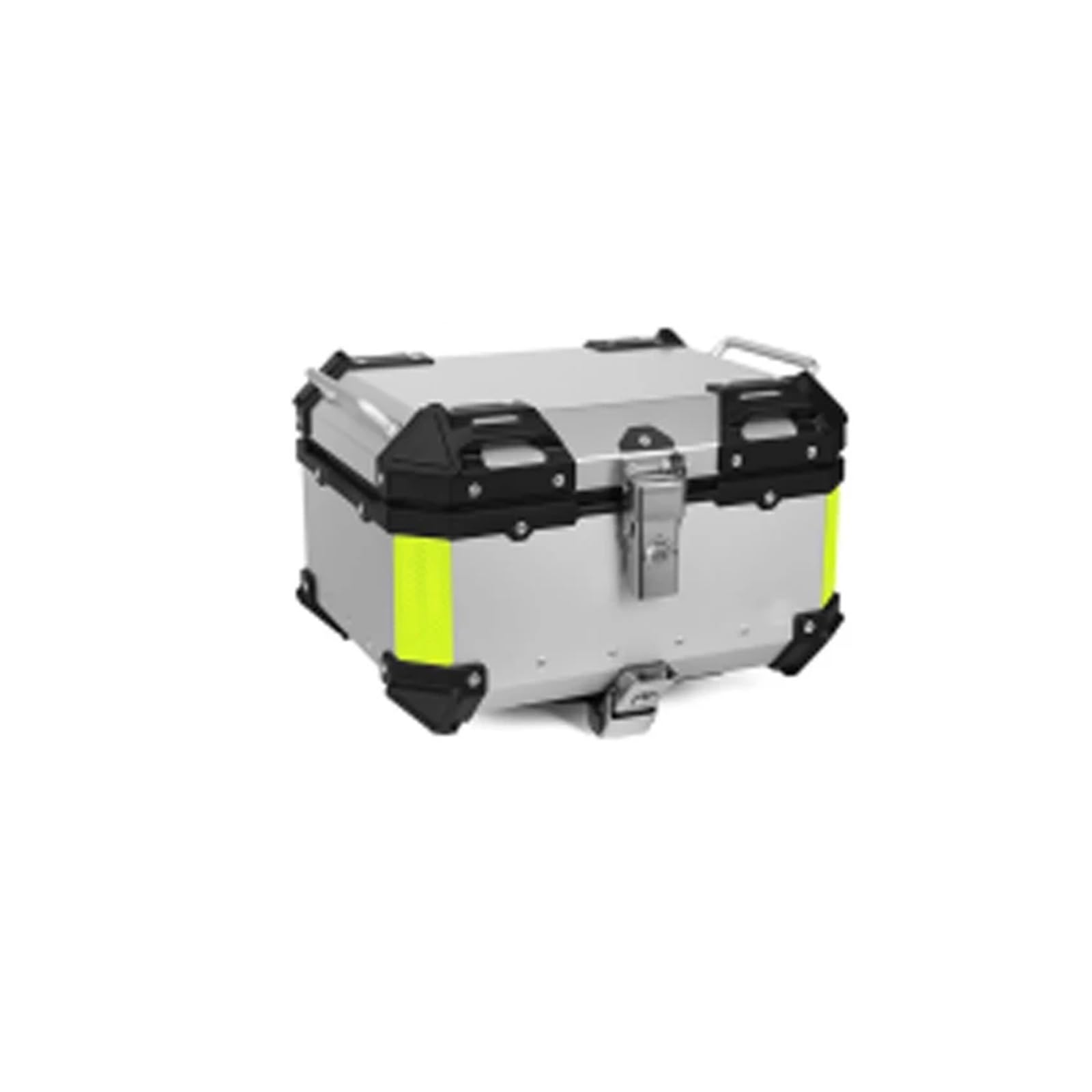 LIZHAYG Topcase Motorrad Motorrad-Kofferraum-Heck-Laggen-Box Aufbewahrungsbox Helm Topcasehalter Schloss Aluminium Toolbox Moto Topbox Moto Zubehör(Square Corner 35L-02) von LIZHAYG