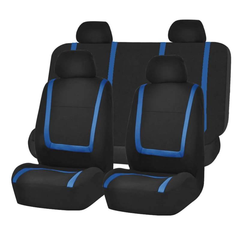 LIZHAYG Universal SitzbezüGe FüR Auto Autositzbezüge aus Stoff. Autositzschutzbezüge(ZT02-5Seats-blue) von LIZHAYG