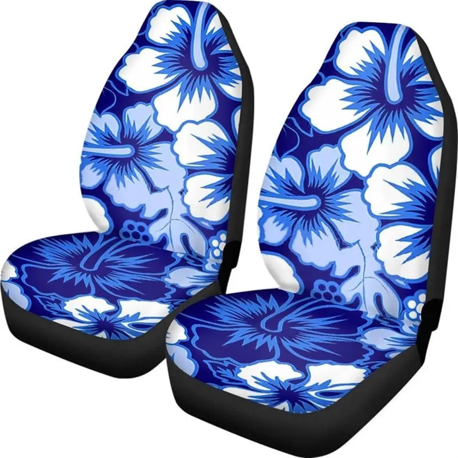 LIZHAYG Universal SitzbezüGe FüR Auto Autositzbezug-Set mit roten Blumen und Blumen, 2-teilig, hoch dehnbar, langlebig, Auto-Vordersitzkissen for Damen und Herren, passend for Fahrzeuge(C) von LIZHAYG