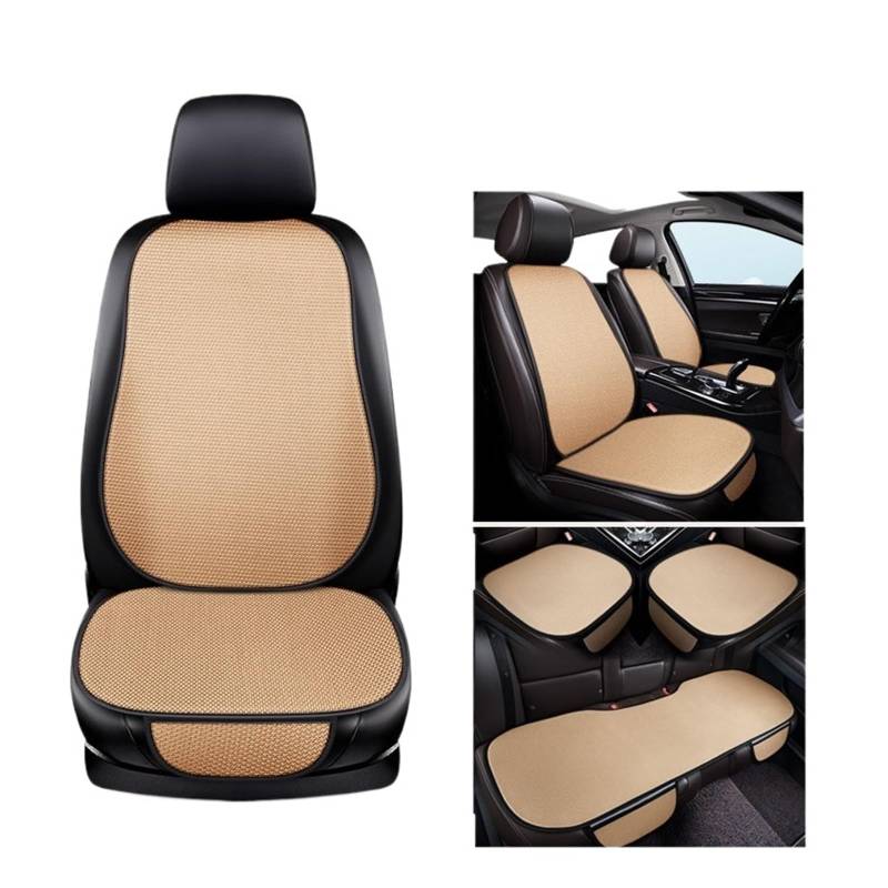 LIZHAYG Universal SitzbezüGe FüR Auto Sommer Auto Sitzbezüge Vorne Universal Auto Sitzkissen Matte EIS Seide Auto Sitz Abdeckung Schutz Rücksitz Pad for Autos SUV(3pcs-01) von LIZHAYG