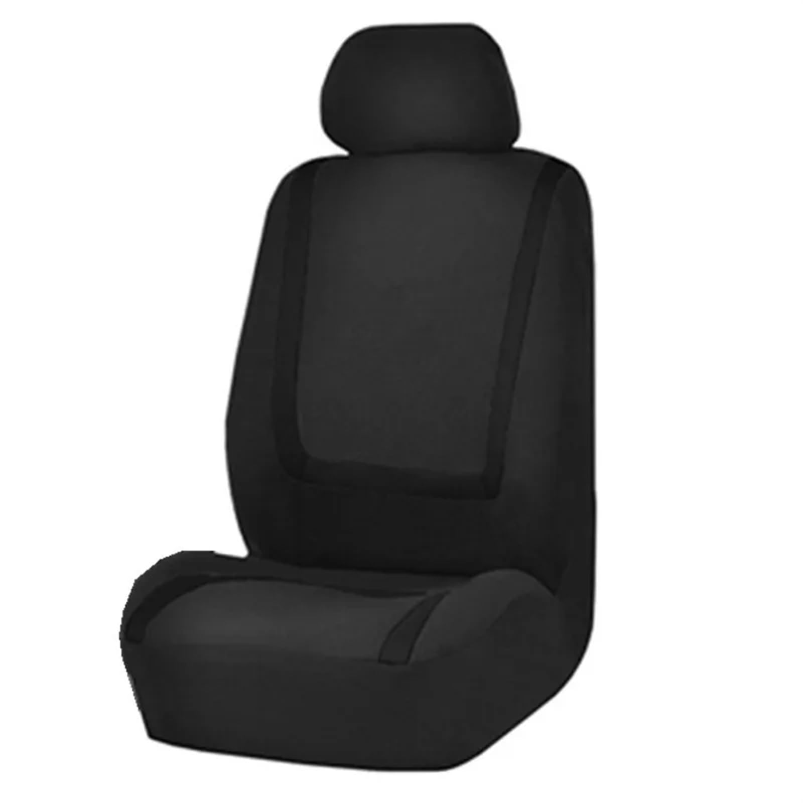 LIZHAYG Universal SitzbezüGe FüR Auto Universeller Autositzbezug, Auto-Innenraum-Stil, Dekoration, Autositz-Schutzanzug for Vier Jahreszeiten(Black-1 seat) von LIZHAYG