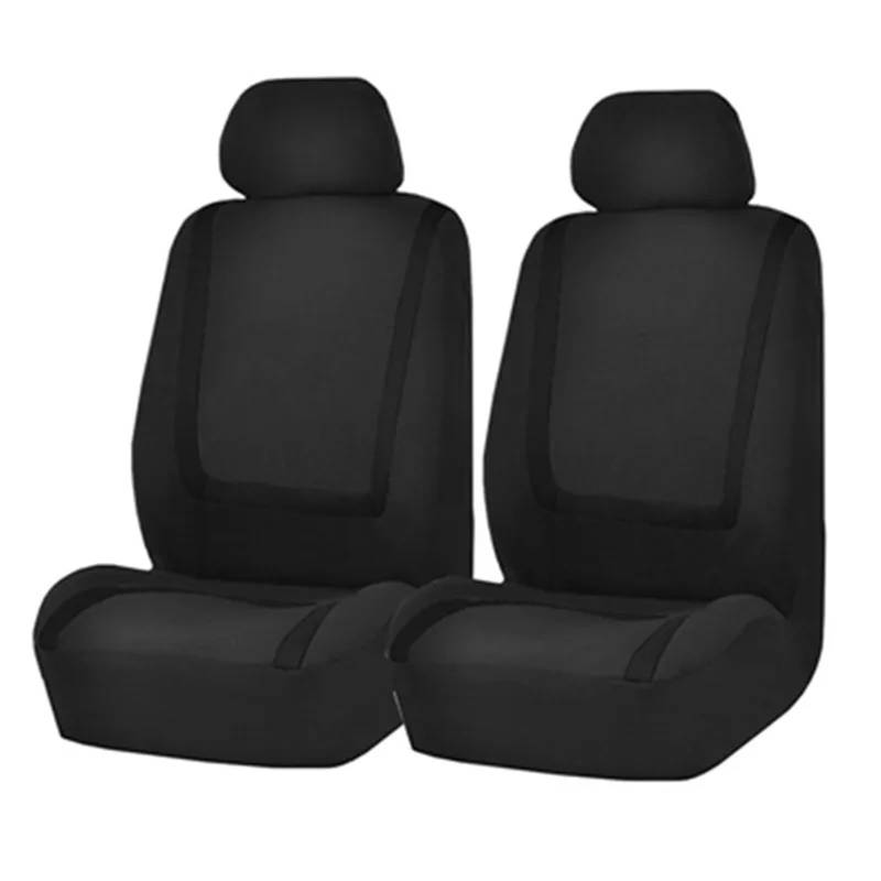 LIZHAYG Universal SitzbezüGe FüR Auto Universeller Autositzbezug, Auto-Innenraum-Stil, Dekoration, Autositz-Schutzanzug for Vier Jahreszeiten(Black-2 seat) von LIZHAYG