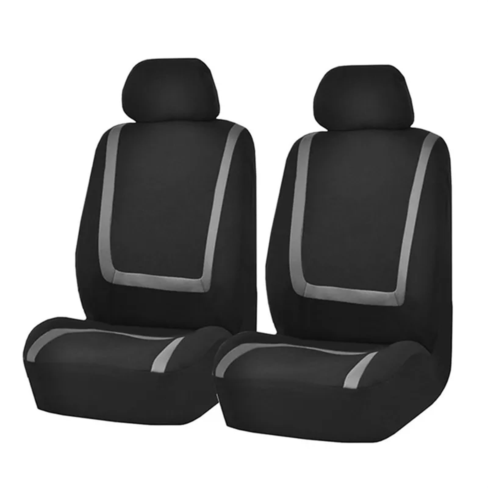 LIZHAYG Universal SitzbezüGe FüR Auto Universeller Autositzbezug, Auto-Innenraum-Stil, Dekoration, Autositz-Schutzanzug for Vier Jahreszeiten(Grey-2 seat) von LIZHAYG