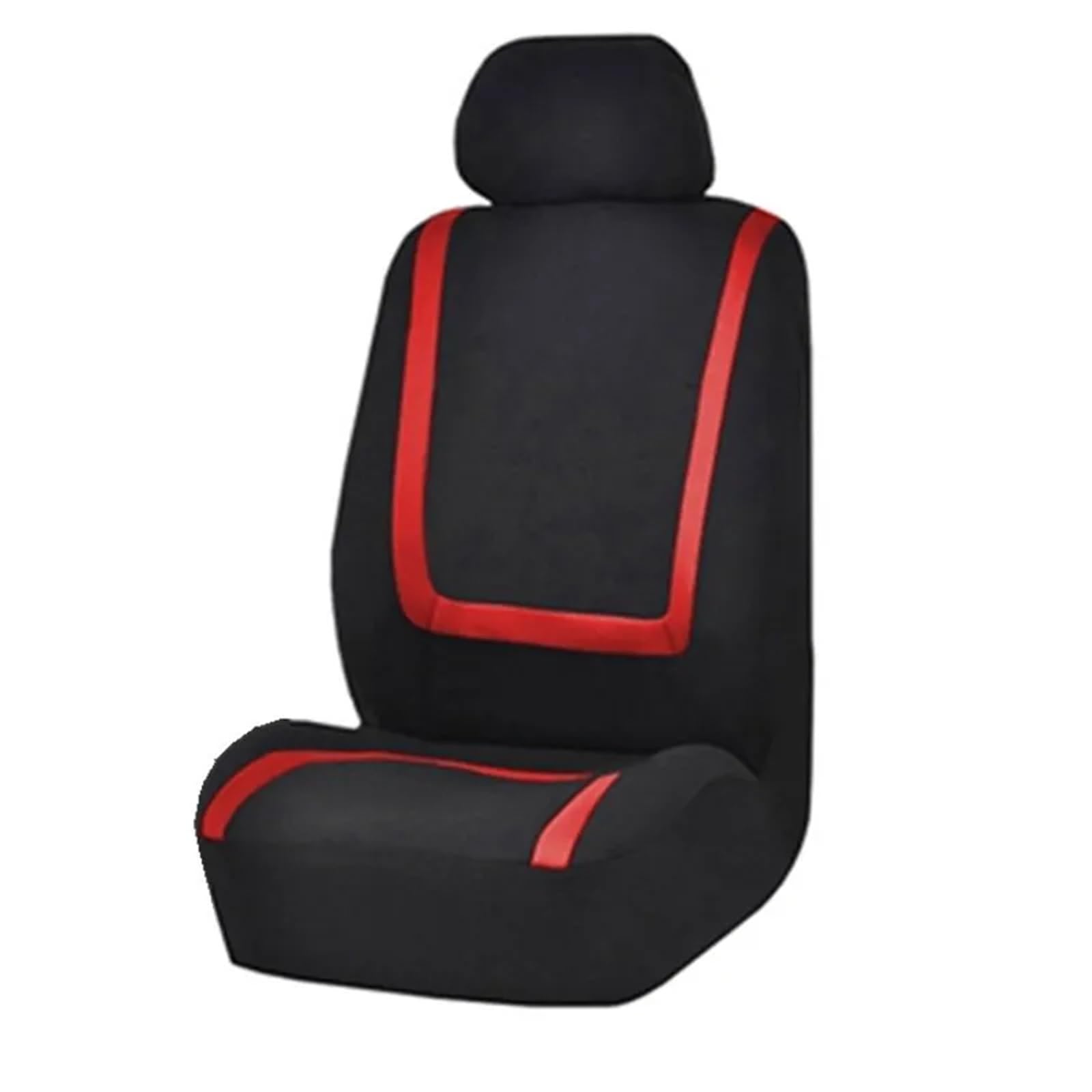 LIZHAYG Universal SitzbezüGe FüR Auto Universeller Autositzbezug, Auto-Innenraum-Stil, Dekoration, Autositz-Schutzanzug for Vier Jahreszeiten(Red-1 seat) von LIZHAYG