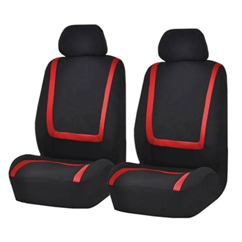 LIZHAYG Universal SitzbezüGe FüR Auto Universeller Autositzbezug, Auto-Innenraum-Stil, Dekoration, Autositz-Schutzanzug for Vier Jahreszeiten(Red-2 seat) von LIZHAYG