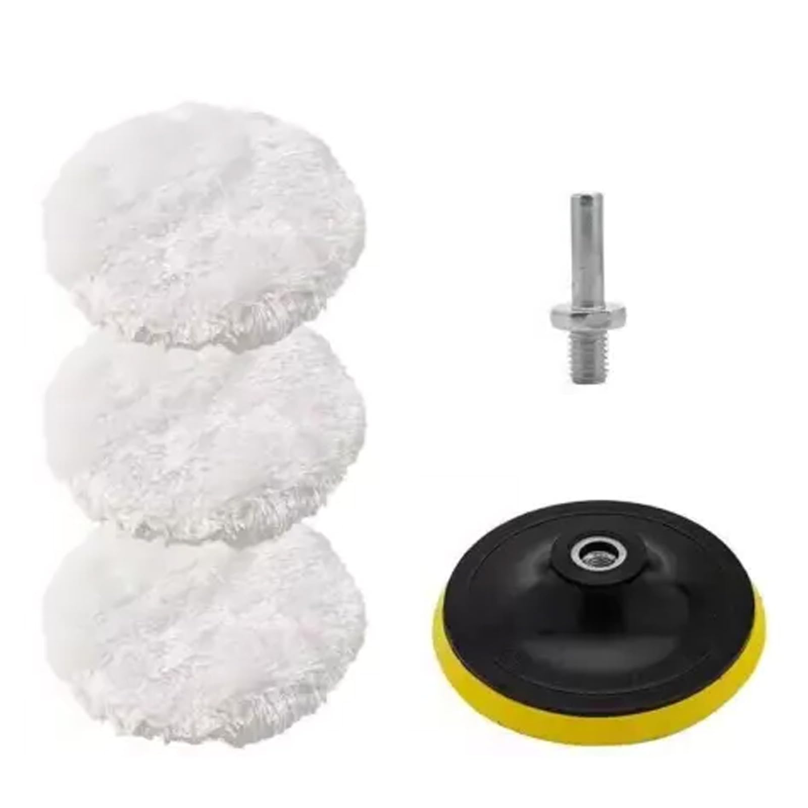 LIbgiubhy 5pcs Wollpolierkissen Autos Polishing Pads Buffing Pads Schnelles Kratzerentferner Und Gloss Boosting Für Die Haushaltsgerätepflege von LIbgiubhy