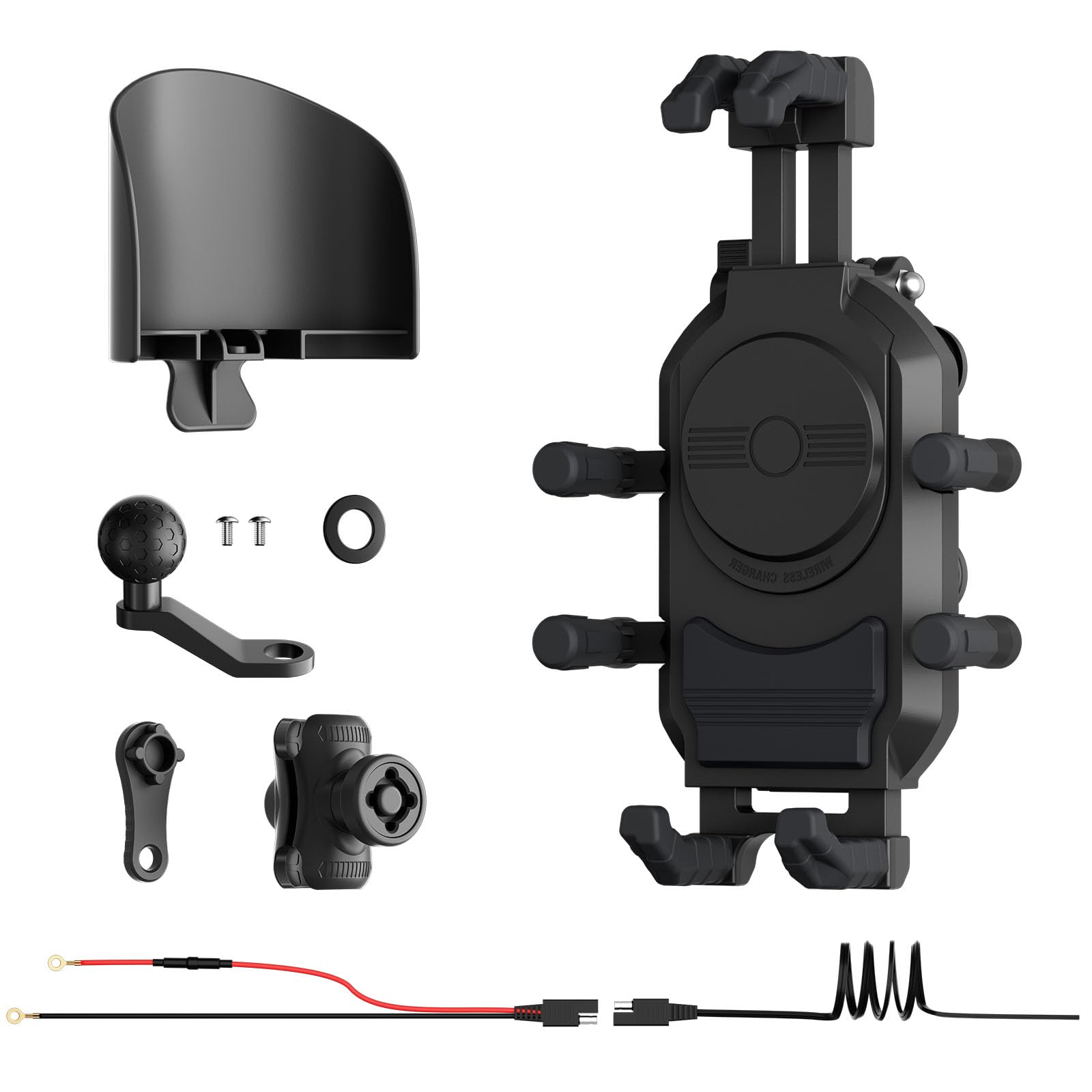 LIbgiubhy Telefonhalter Kabellose Ladestation 15 W Schnelllade Telefonhalterung Handy Navigationshalterung von LIbgiubhy