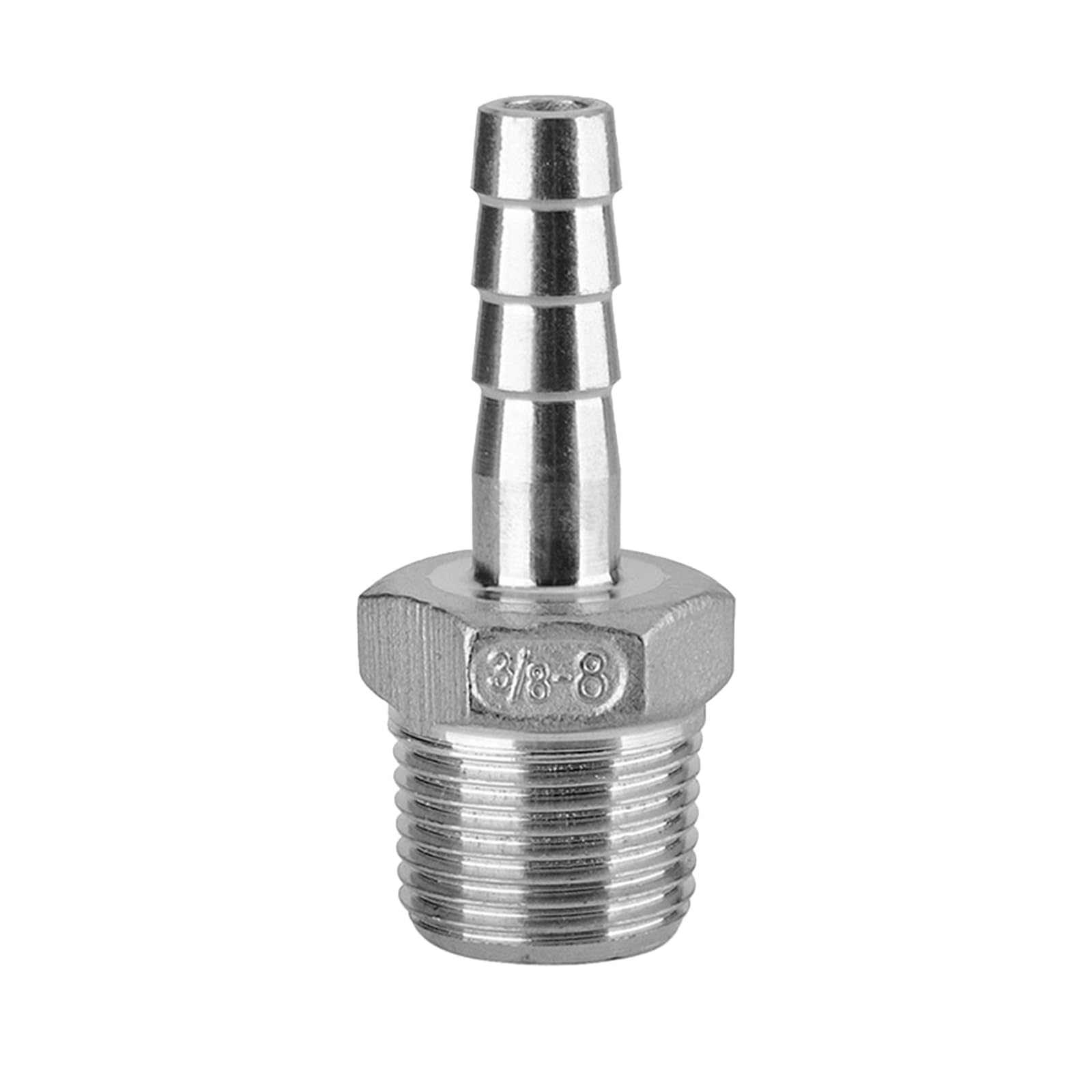 LIbgiubhy StainlessSteel 3/8" 1/2" Außengewinde Rohrverschraubung 8mm 12mm Schlauchtülle Pagoden Kupplungsstecker von LIbgiubhy