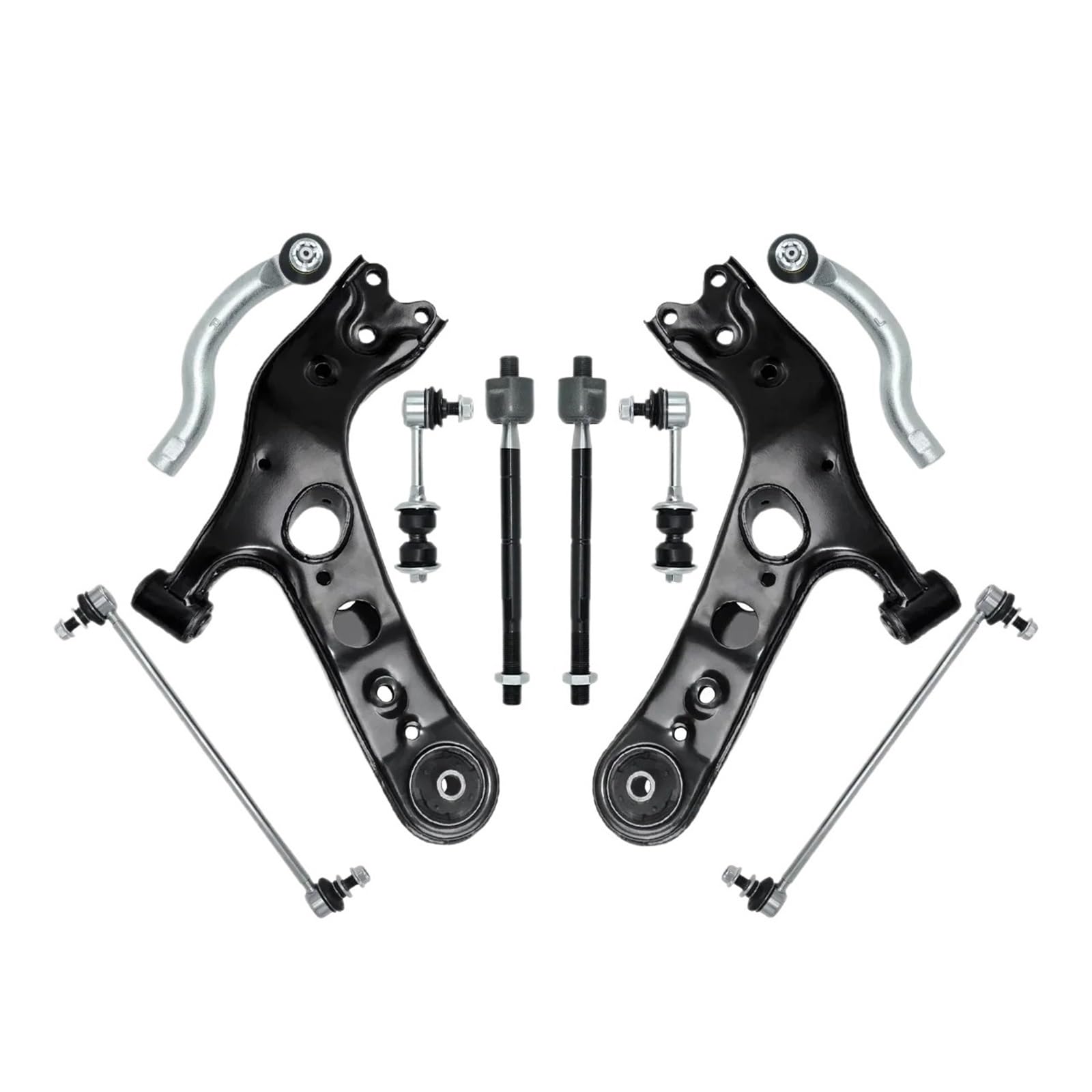 10 stücke Front Lower Arm Spurstangenkopf Link Kit Kompatibel for Toyota RAV4 2006 2007 2008 2009 2010 2011 2012 2013-2018 von LJBaab