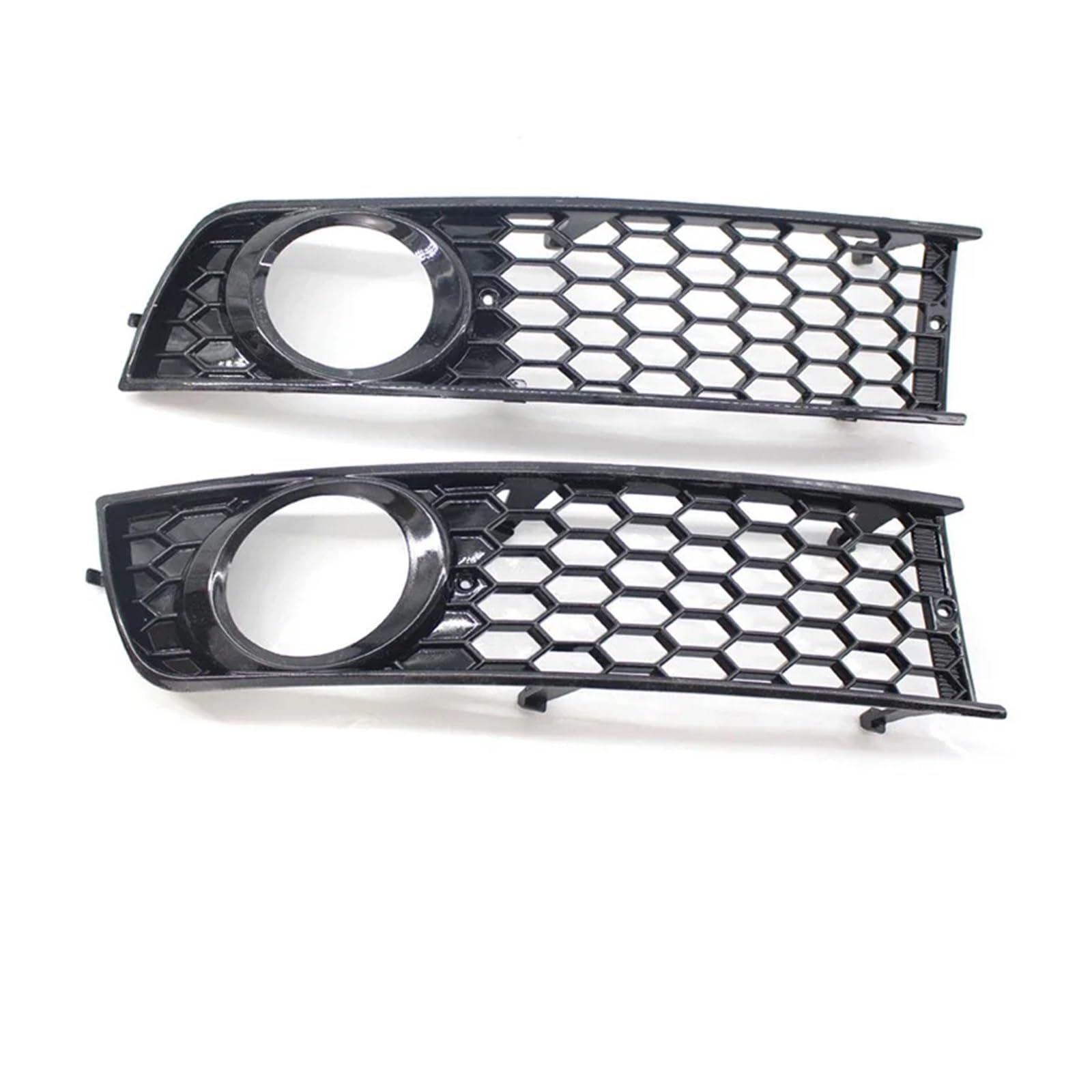 1Pair-Auto vorne Stoßstange Seiten Nebel Leichtgrillgrill GRILL MESH WHOLLECOMB HEX LINKS RECHTS RECHTUNG for ADI A4 B6 2001-2005 8E0807681 8E0807682 von LJBaab