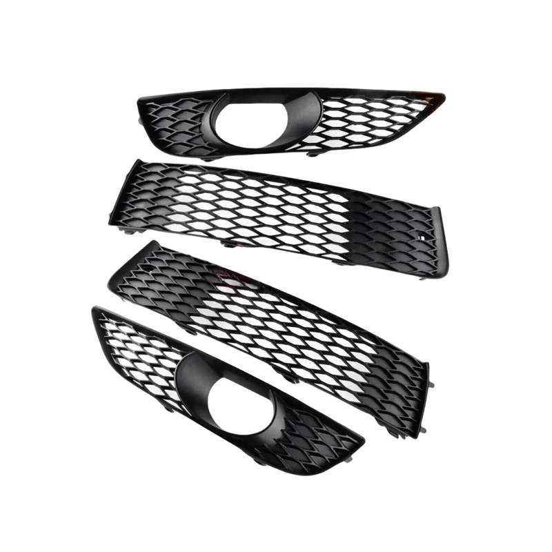 2/4x 4L0807697B 4L0807698B 4L0807675C 4L0807676C Vordere Obermischgitter-Nebel-Lünette Lünette for Audi Q7 S-Line 10-15(4 pcs) von LJBaab