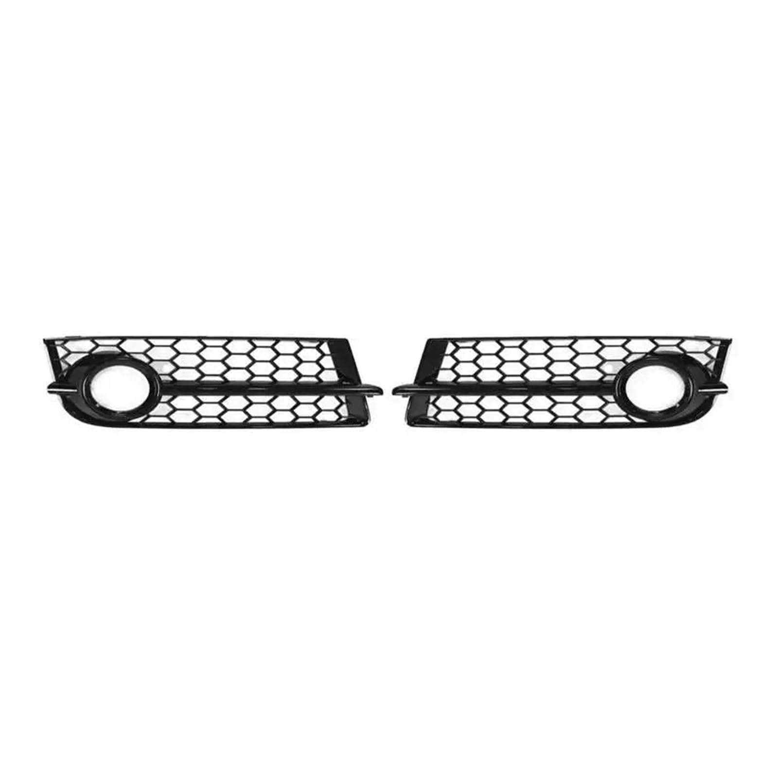 2pcs Frontnebel Leichtgrill links rechts glänzend schwarzer Gitterersatz ersetzt for TT 8J Standard Stoßstange 2006-2014 Nebelscheinwerferabdeckung von LJBaab