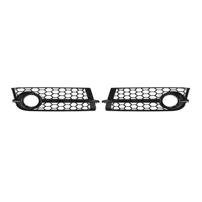 2pcs Frontnebel Leichtgrill links rechts glänzend schwarzer Gitterersatz ersetzt for TT 8J Standard Stoßstange 2006-2014 Nebelscheinwerferabdeckung von LJBaab