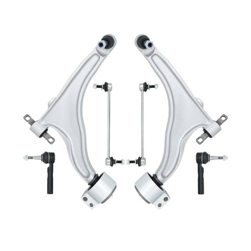 6-teiliges Vorderradaufhängungs-Set, Querlenker, Stabilisator, Stabilisatoren, äußere Spurstangen-Set, kompatibel for Cadillac SRX 2010 2011 2012 – 2016 von LJBaab